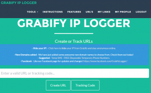 Grabify link tracking